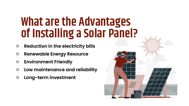 Advantages of installing solar panel