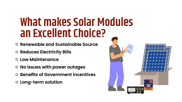 What makes solar module an excellent choice